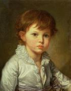 Jean Baptiste Greuze Portrait of Count Stroganov as a Child Sweden oil painting artist
